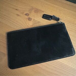 Coach Calf Hair Zip Pouch